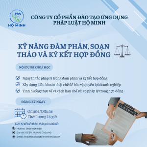 Kỹ năng đàm phán soạn thảo và ký kết hợp đồng