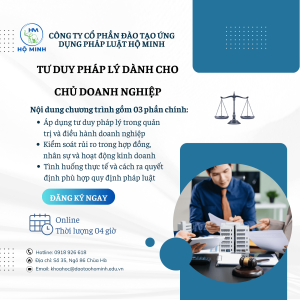 Tư duy pháp lý dành cho chủ doanh nghiệp