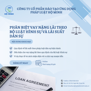 Phân biệt vay lãi nặng theo Bộ luật Hình sự và lãi suất dân sự